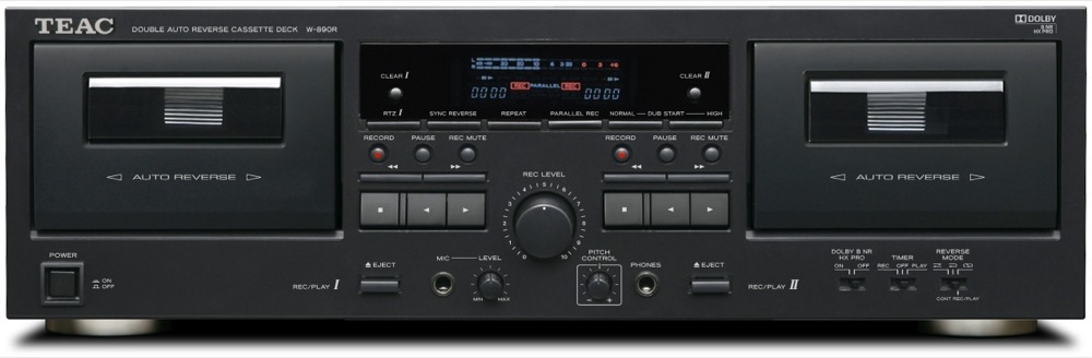 Teac TEAC W890RB Dual Auto-Reverse Cassette Player