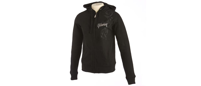 Gibson Gibson Embroidered Hoodie (Women's) - Black (Small)
