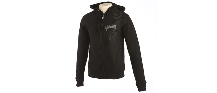 Gibson Gibson Embroidered Hoodie (Women's) - Black (Xtra Large)