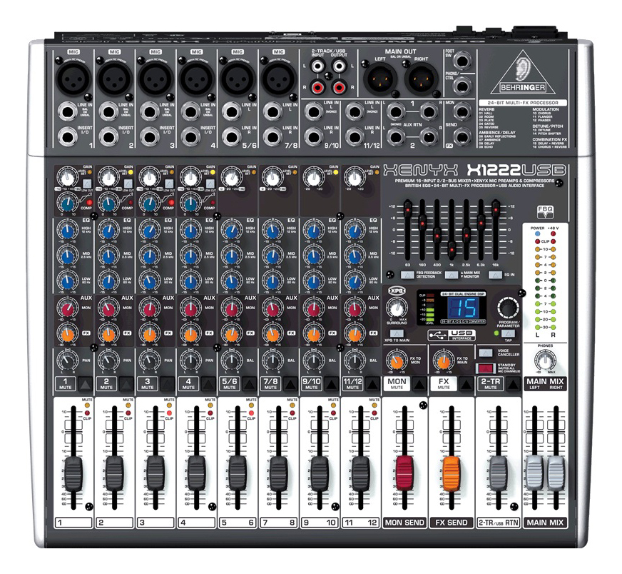 Behringer Behringer X1222USB XENYX 16-Channel Mixer with USB