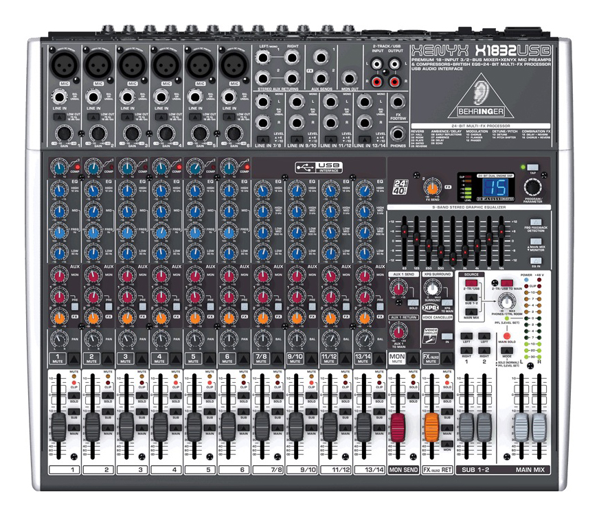 Behringer Behringer X1832USB XENYX 18-Channel Mixer with USB