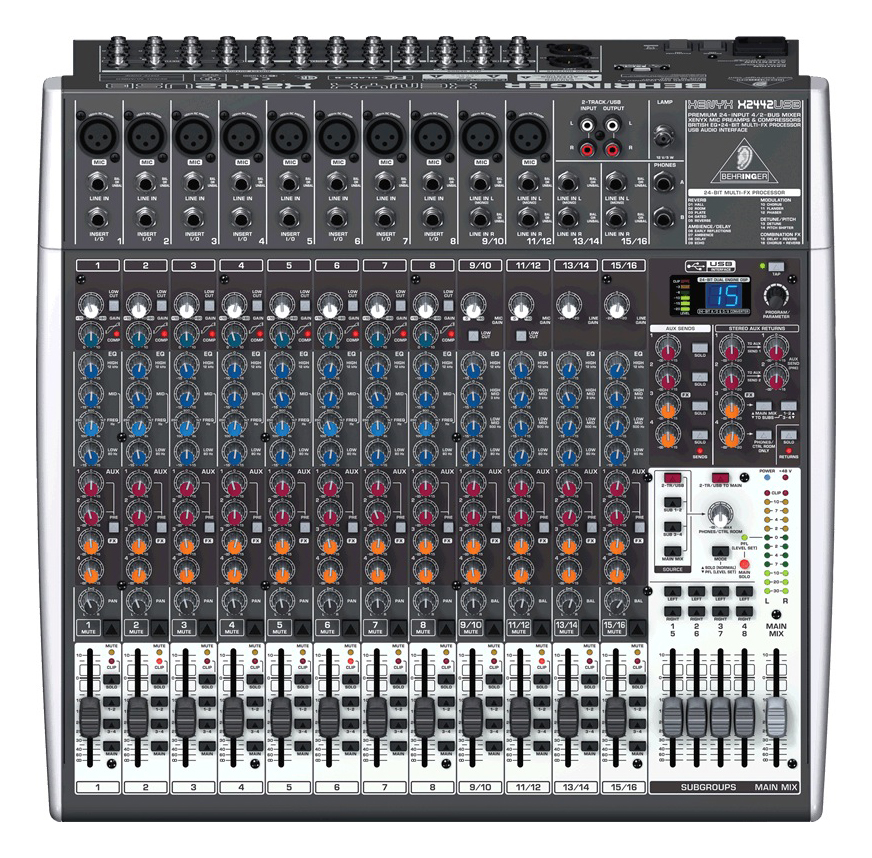 Behringer Behringer X2442USB XENYX 24-Channel Mixer with SUB