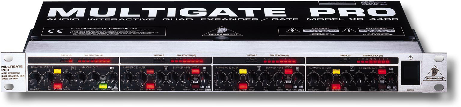 Behringer Behringer Multigate Pro XR4400 4-Channel Expander Gate