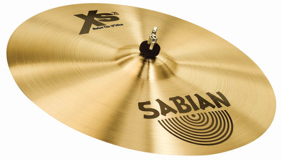 Sabian Sabian XS20 Crash Cymbal, Medium Thin - Brilliant (18 Inch)