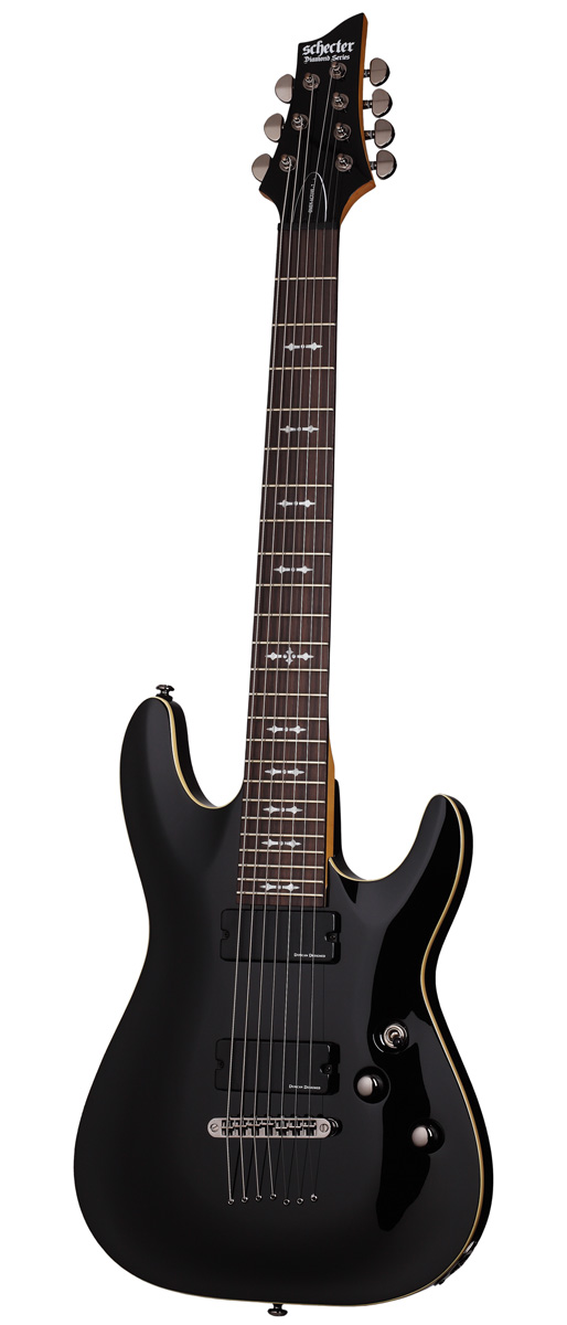Schecter Schecter Omen-7 Active Electric Guitar - Black