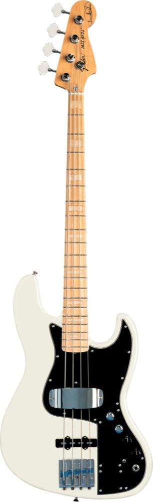 Fender Fender Marcus Miller Jazz Electric Bass (with Maple Fingerboard) - Olympic White
