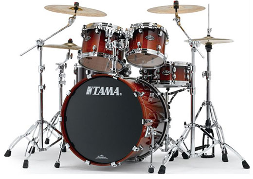 Tama Tama PC42S Starclassic Performer B/B Drum Shell Kit, 4-Piece - Dark Cherry Fade