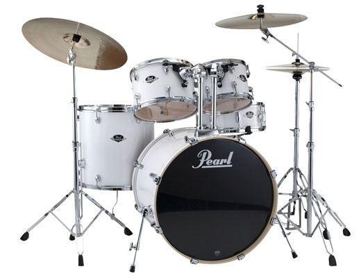 Pearl Pearl EX725SPC Export Drum Kit, 5-Piece - Smokey Chrome