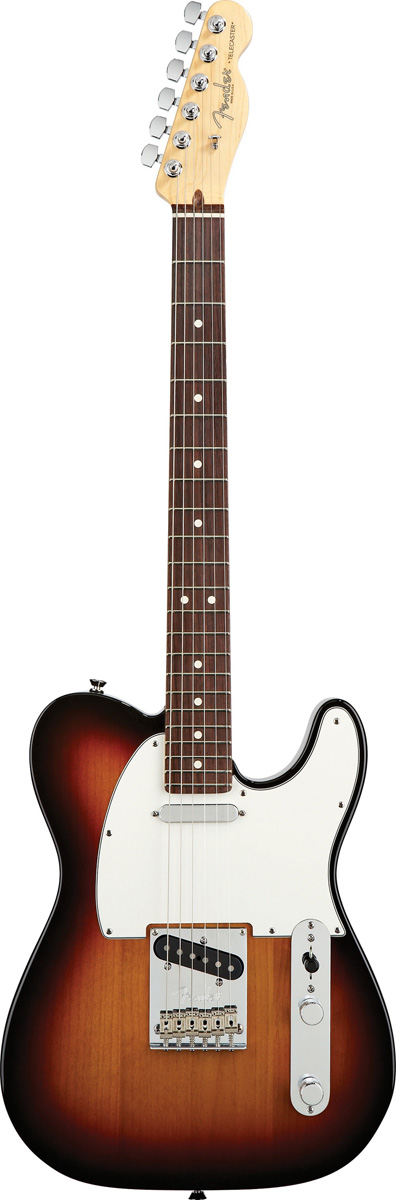 Fender Fender 2012 American Standard Telecaster Electric Guitar, Rosewood - 3-Color Sunburst