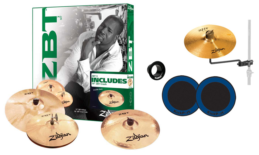 Zildjian Zildjian ZBT3 Premium Cymbal Package