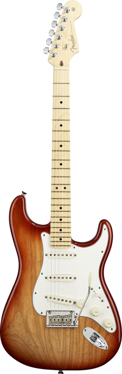 Fender Fender 2012 American Standard Stratocaster Electric Guitar, Maple - Siennaburst