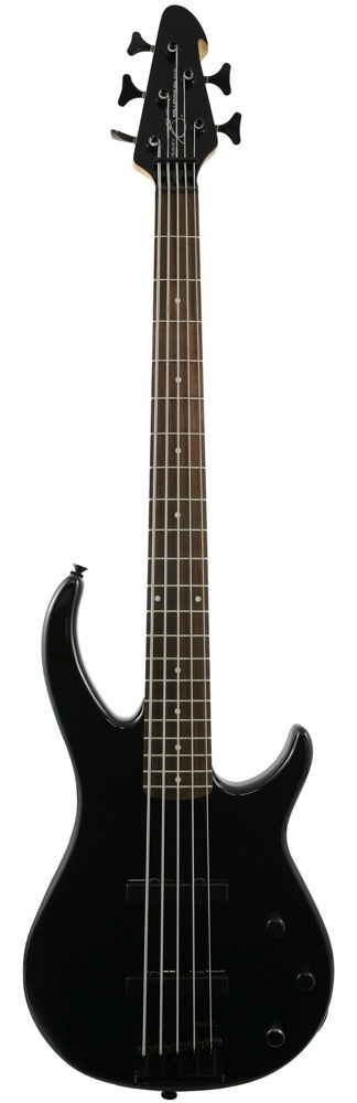 Peavey Peavey Millennium Quilt Top BXP Electric Bass Guitar, 5 String - Gloss Black