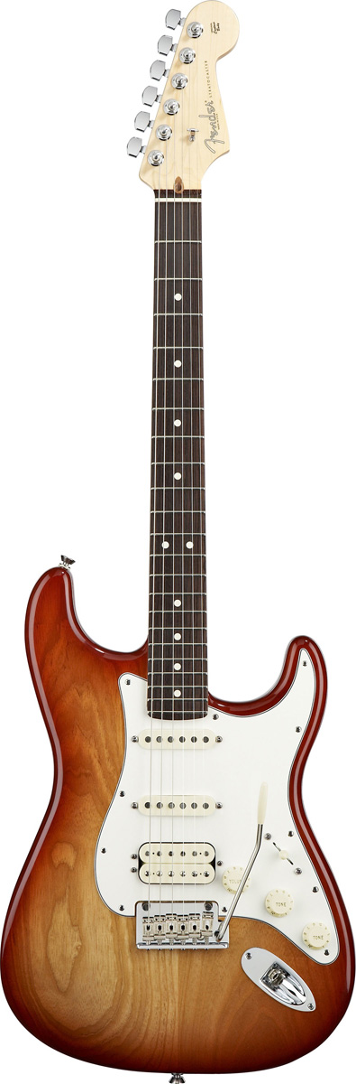 Fender Fender 2012 American Standard Stratocaster HSS Electric Guitar, RW - Siennaburst