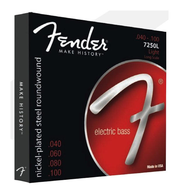 Fender Fender Super 7250s Roundwound Electric Bass Guitar Strings (45-100)