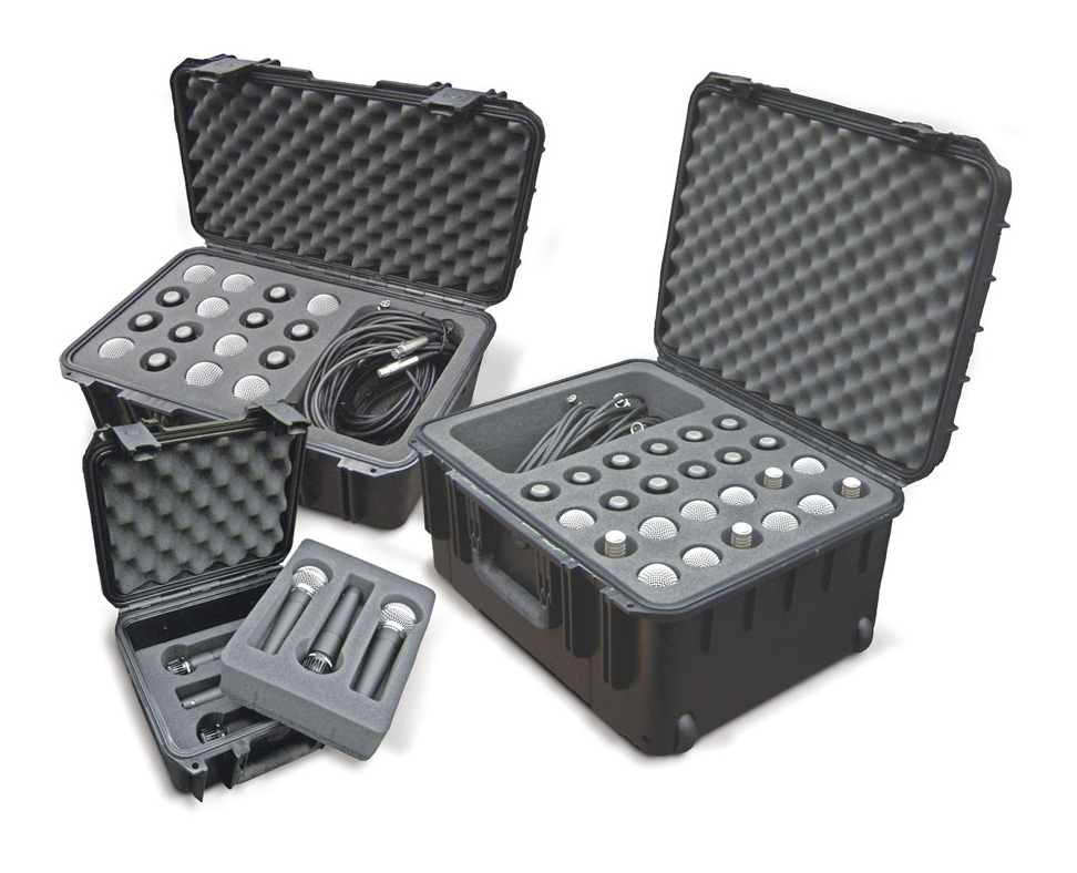 SKB SKB 3i Series Waterproof Microphone Case (Fits 24 Microphones)
