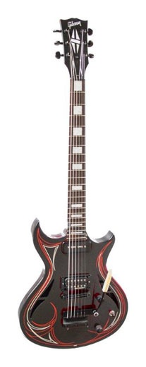 Gibson Gibson N-225 Nighthawk Electric Guitar - Ebony Pinstripe