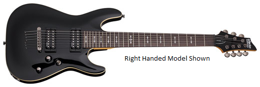 Schecter Schecter Omen 7 Left-Handed Electric Guitar, 7-String