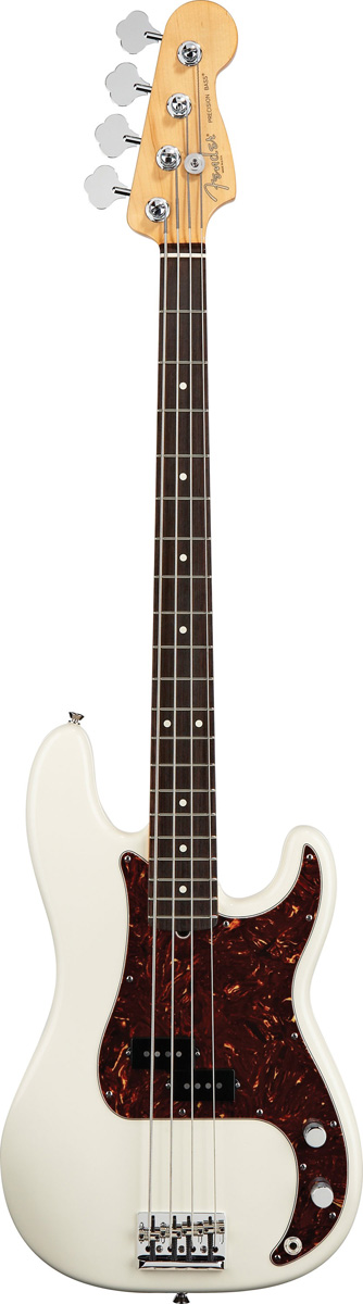 Fender Fender 2012 American Standard Precision Electric Bass, Rosewood - Olympic White