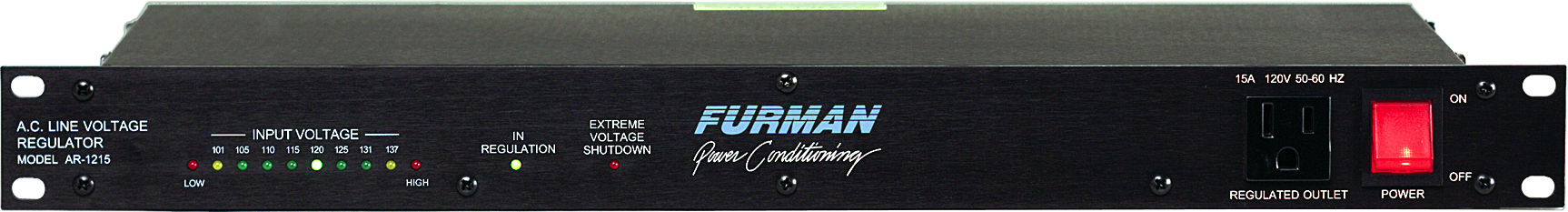 Furman Furman AR1215 AC Line Voltage Regulator, 15 Amp