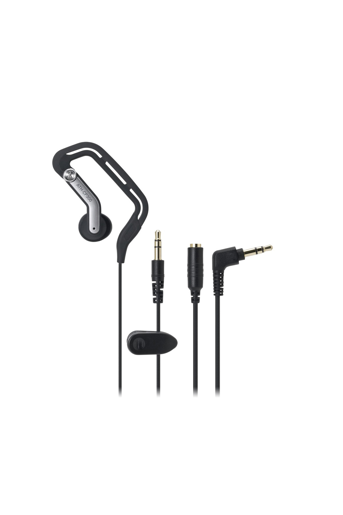 Audio-Technica Audio Technica ATHCP300 Sport Fit  Headphones (In-Ear) - Black