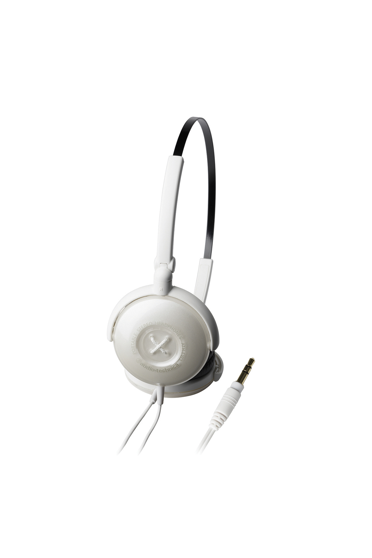 Audio-Technica Audio Technica ATHFW3 Headphones with Carrying Pouch - White