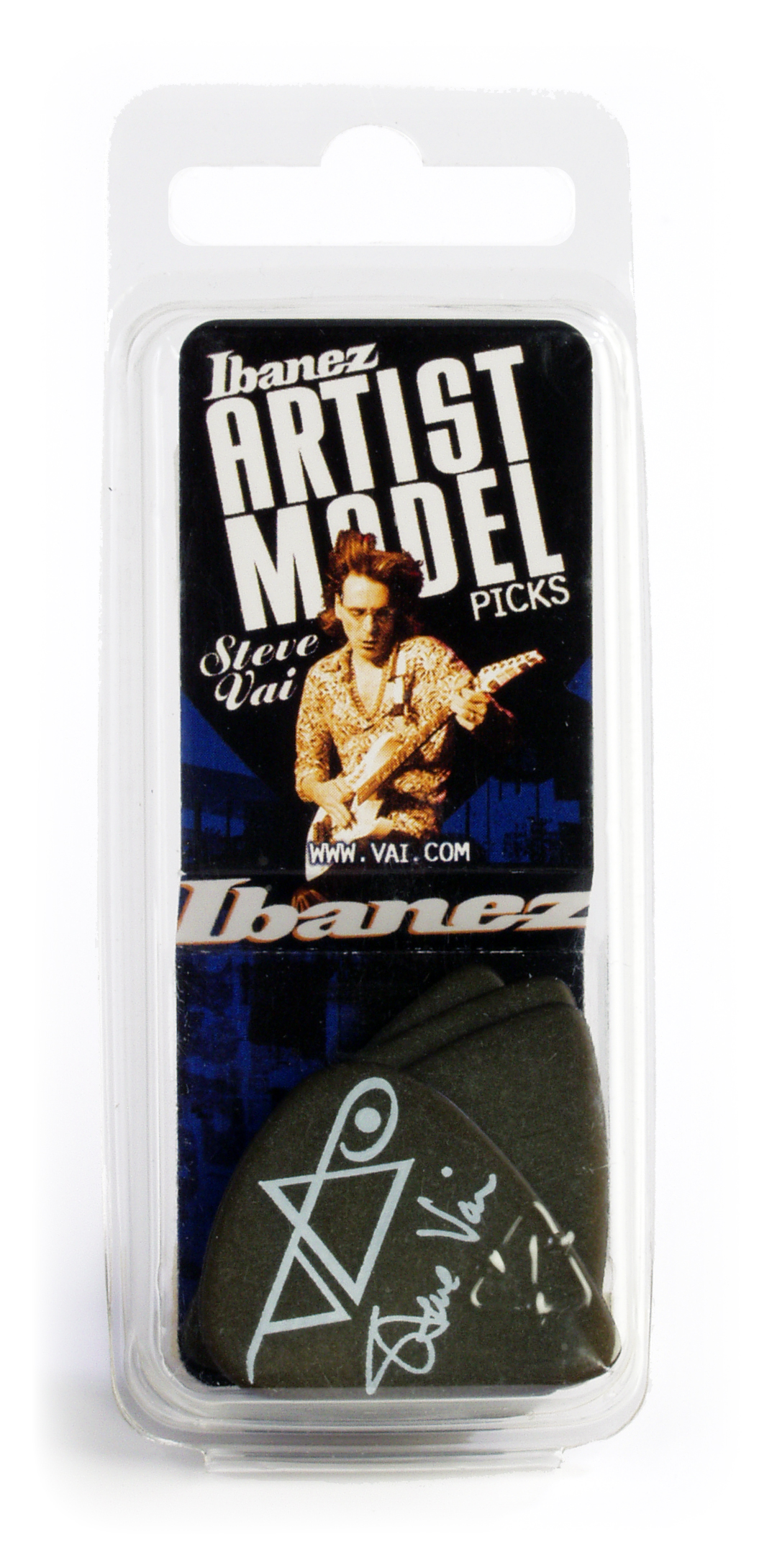 Ibanez Ibanez Steve Vai Signature Guitar Picks, 6-Pack - Brown (1.0 mm)