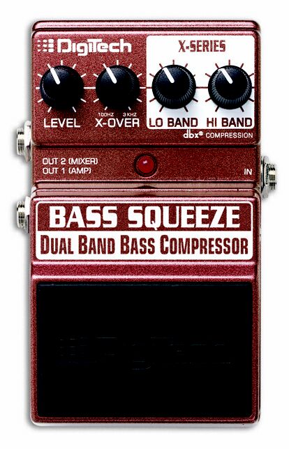 DigiTech DigiTech X-Series Bass Squeeze Dual Compressor Pedal