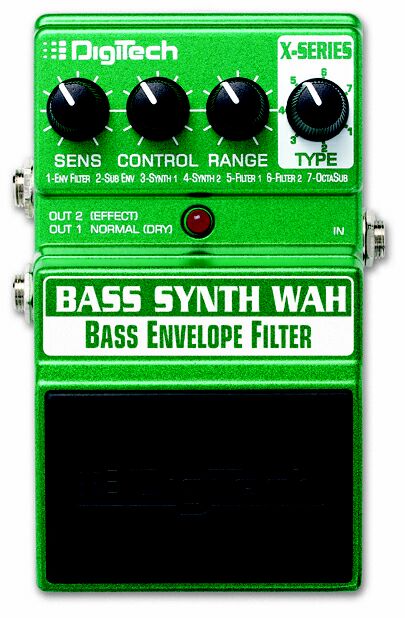 DigiTech DigiTech X-Series Bass Synth Wah Envelope Filter Pedal