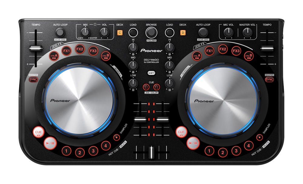 Pioneer Pioneer DDJ-WeGO Compact DJ Controller - Black