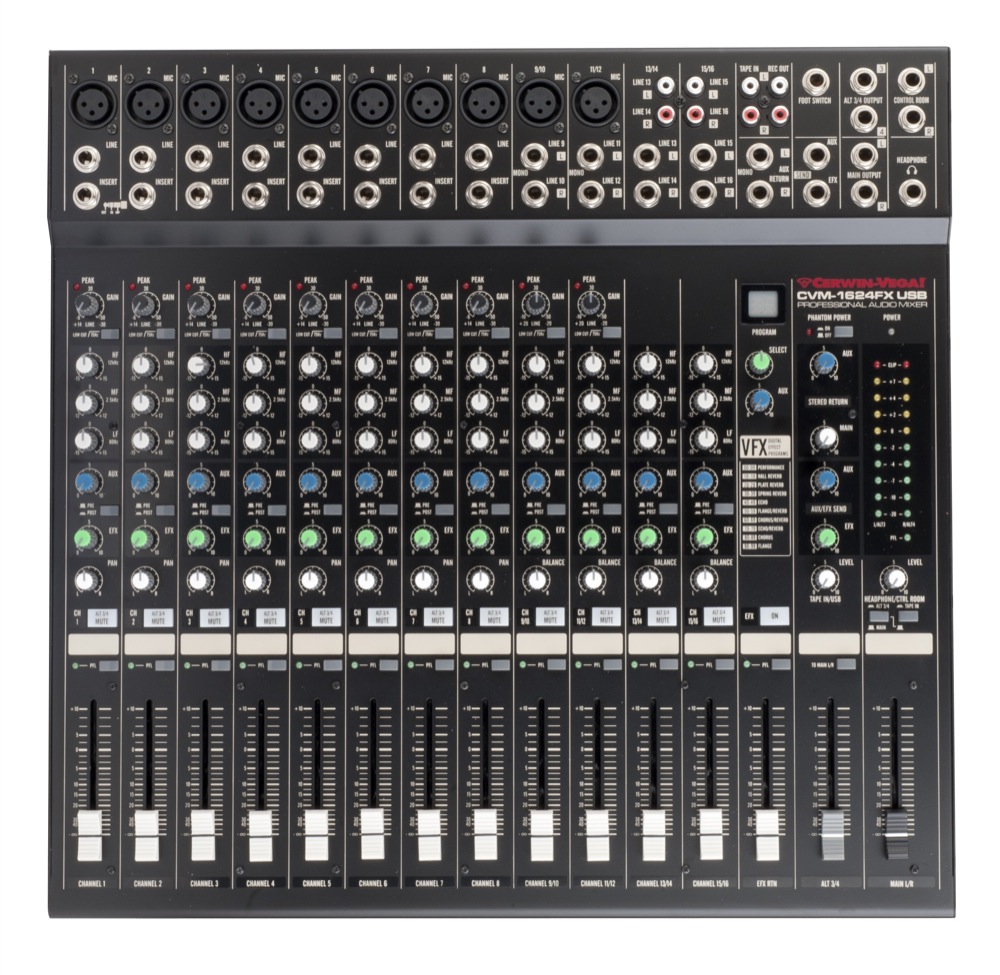 Cerwin-Vega Cerwin-Vega CVM1624FXUSB USB Mixer with Effects (16-Channel)