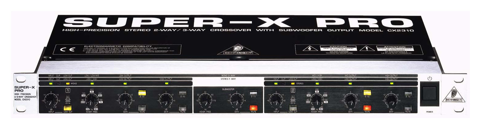 Behringer Behringer CX2310 Super-X Crossover with Subwoofer Out