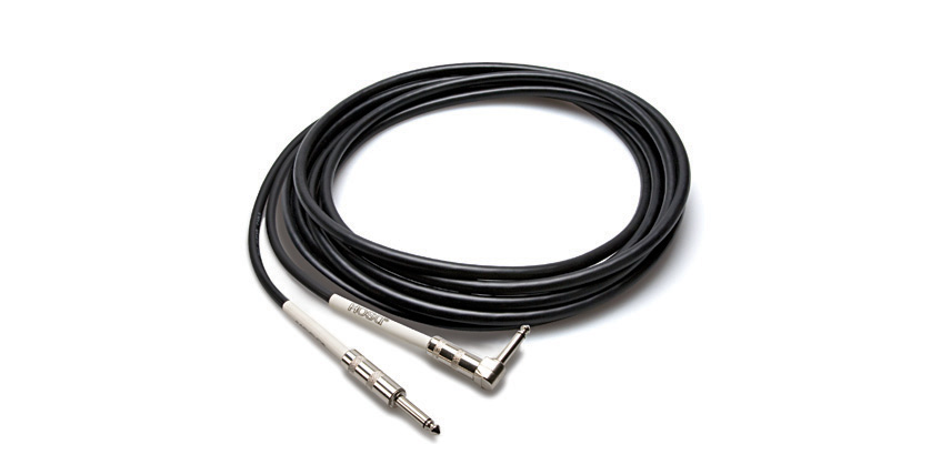 Hosa Hosa GTR Guitar Instrument Cable with Right Angle Plug (5 Foot)