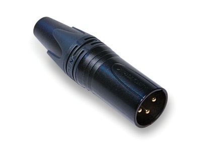 Neutrik Neutrik NC3MXX XLR Male Connector - Black Chrome