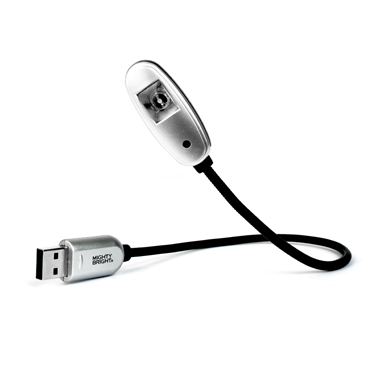 Mighty Bright Mighty Bright LED USB Light - Silver