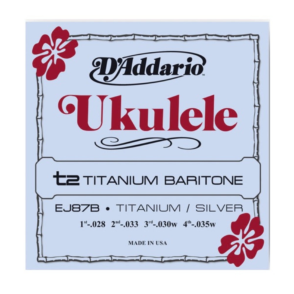 D'Addario D'Addario Titanium Ukulele Strings (Baritone)