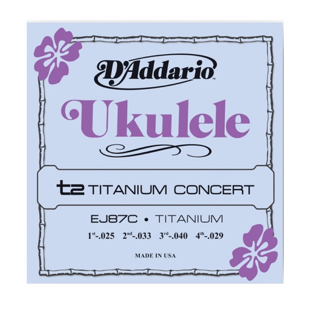 D'Addario D'Addario Titanium Ukulele Strings (Concert)