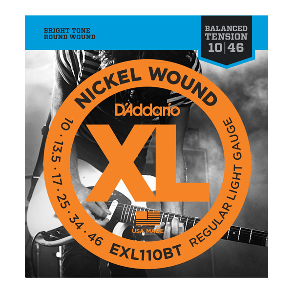 D'Addario D'Addario EXLBT Nickel Wound Balanced Tension Guitar Strings (10-46)