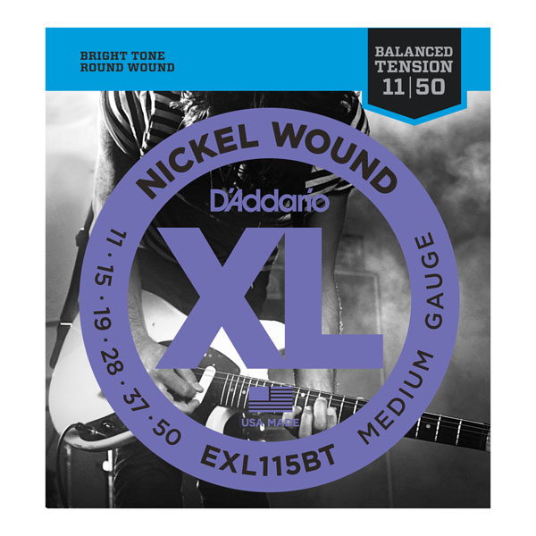 D'Addario D'Addario EXLBT Nickel Wound Balanced Tension Guitar Strings (11-50)