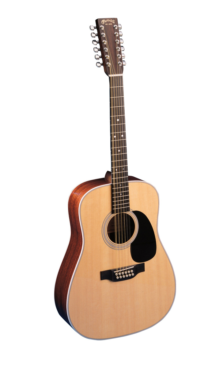 Martin Martin D1228 Dreadnought Acoustic Guitar, 12-String with Case