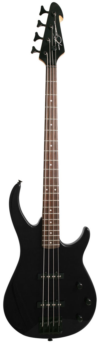 Peavey Peavey Millennium Quilt Top BXP Electric Bass Guitar, 4 String - Gloss Black