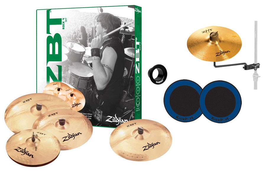 Zildjian Zildjian ZBT Rock Premium Cymbal Package