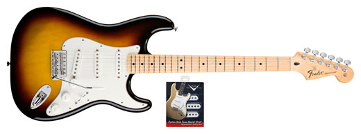 Fender Fender Standard Stratocaster Maple Electric Guitar and Texas Special Pickup Set - Brown Sunburst