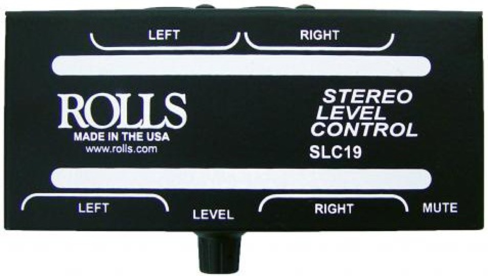 Rolls Rolls SLC19 Stereo Audio Level Control Mixer