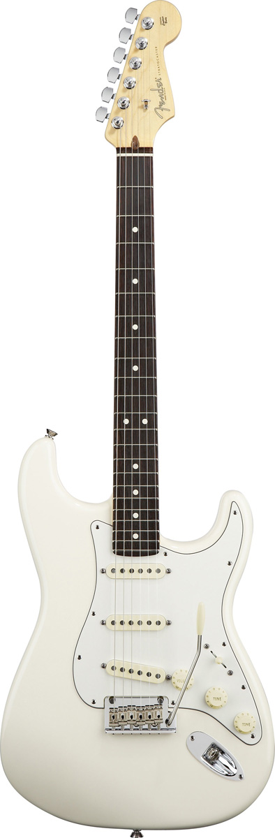 Fender Fender 2012 American Standard Strat Electric Guitar, Rosewood - Olympic White