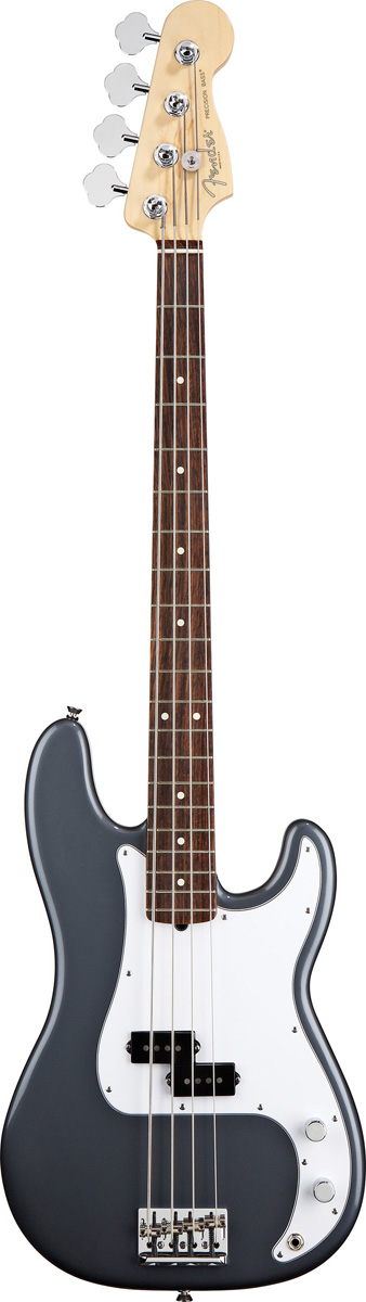 Fender Fender 2012 American Standard Precision Electric Bass, Rosewood - Charcoal Frost Metallic