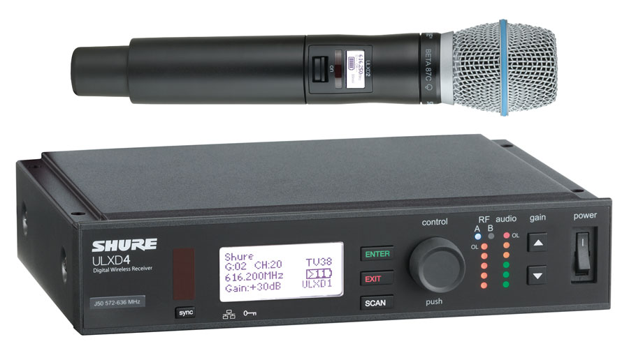 Shure Shure ULXD24/B87C Digital Wireless Beta 87C Microphone System