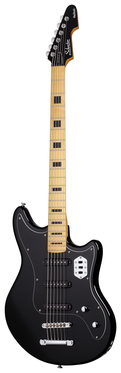 Schecter Schecter Hellcat VI Baritone-Range Electric Guitar - Black