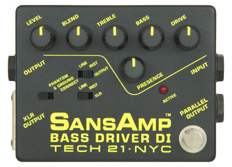 Tech 21 Tech 21 SansAmp Bass Driver DI Preamp Pedal