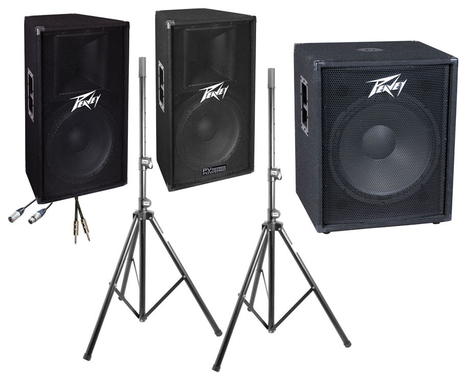 Peavey Peavey PV Full Range PA Speaker and Subwoofer System