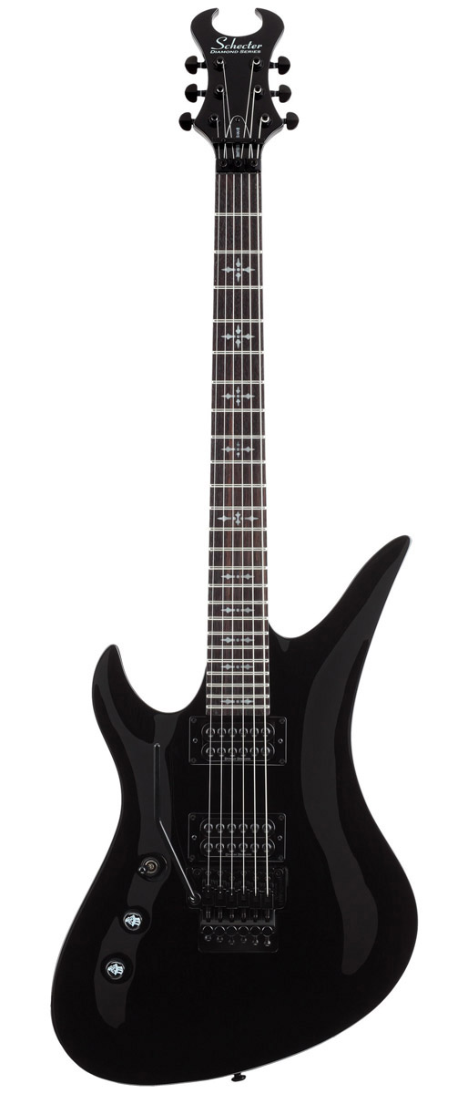 Schecter Schecter Left-Handed Deluxe Synyster Electric Guitar - Gloss Black